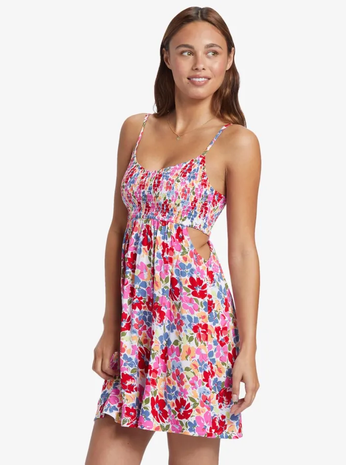 Roxy Dresses Hot Tropics Mini Dress Shocking Pink Bloomin Babe 8211 Women
