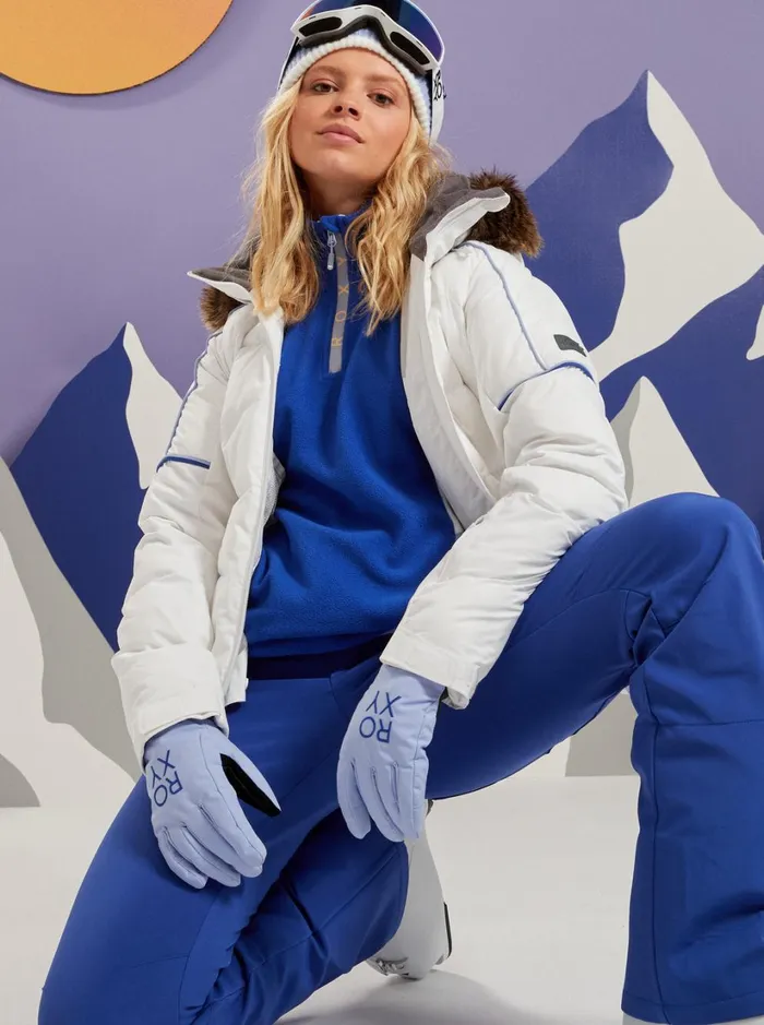 Roxy Fleece and Softshells Sayna Technical Half Zip Fleece Bluing 8211 Women