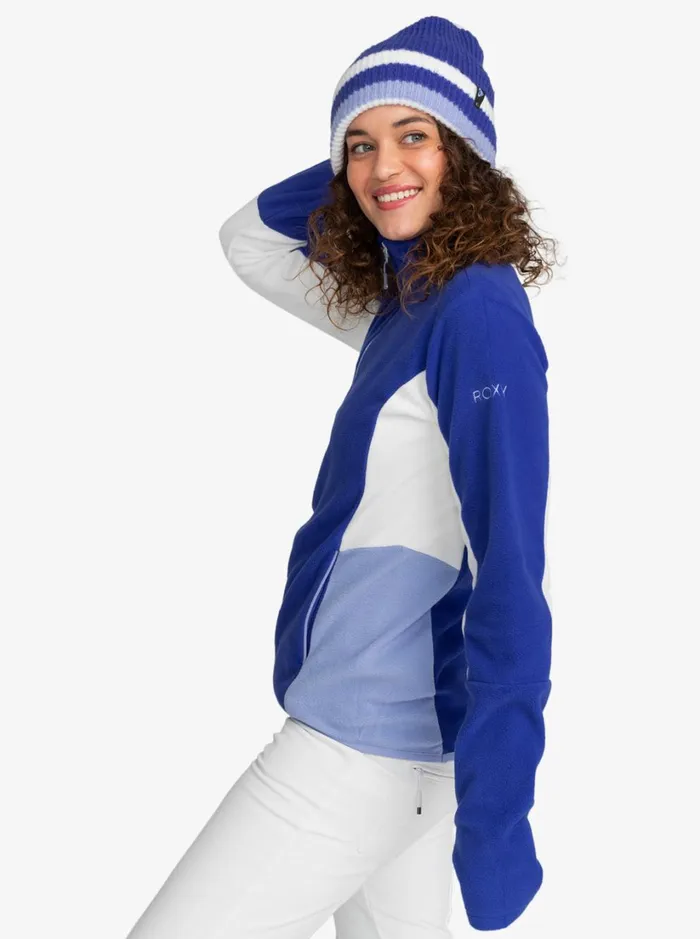Roxy Fleece and Softshells Sayna Technical Half Zip Fleece Bluing 8211 Women