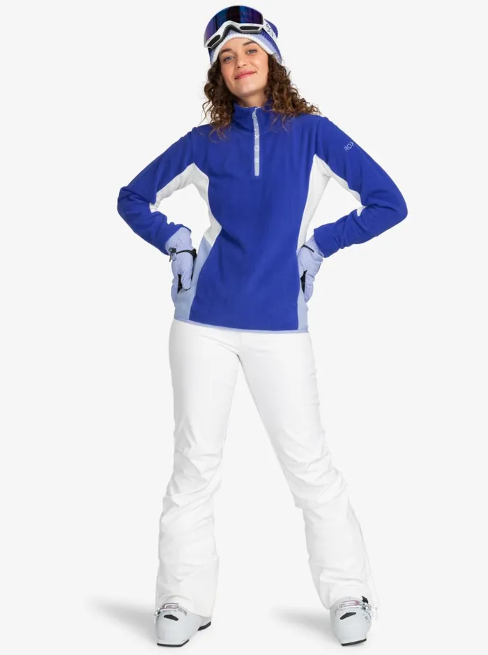 Roxy Fleece and Softshells Sayna Technical Half Zip Fleece Bluing 8211 Women