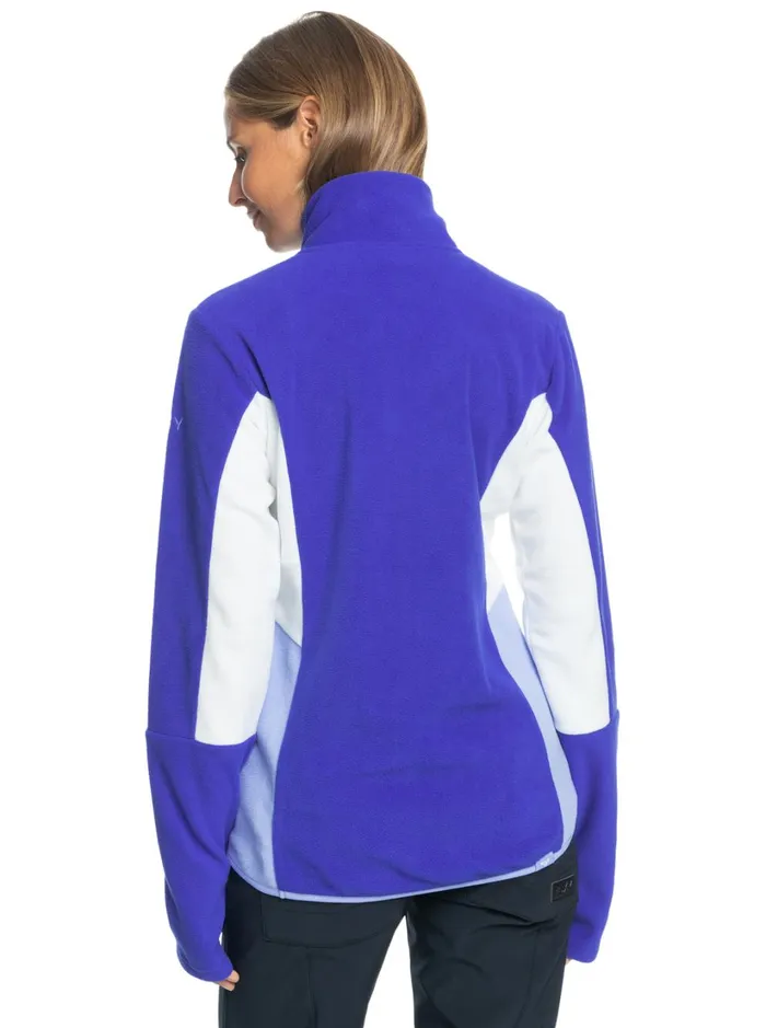 Roxy Fleece and Softshells Sayna Technical Half Zip Fleece Bluing 8211 Women