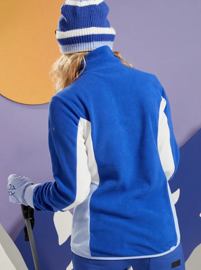 Roxy Fleece and Softshells Sayna Technical Half Zip Fleece Bluing 8211 Women