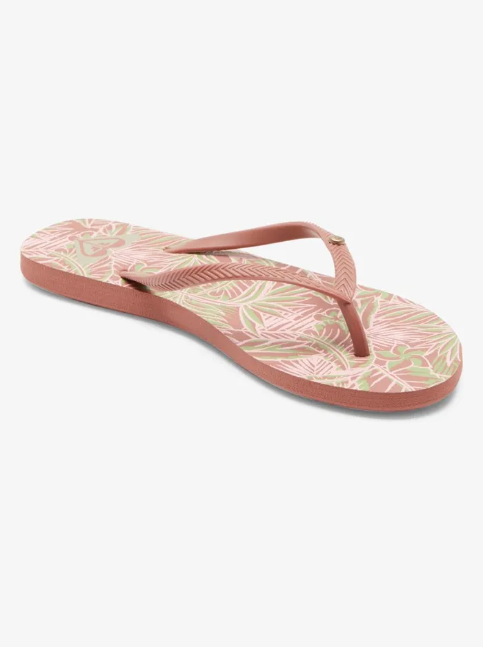 Roxy Flip Flops Bermuda Sandals Wood 8211 Women