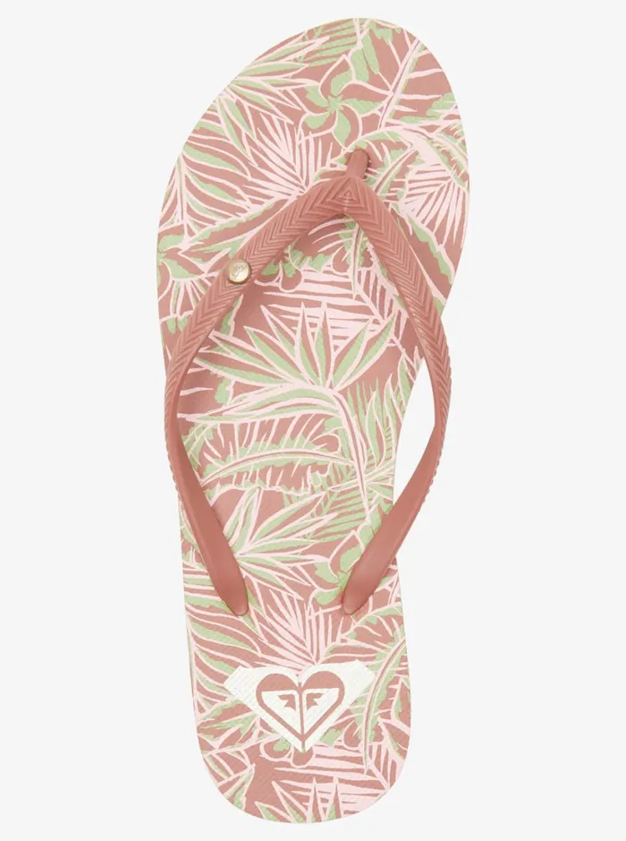 Roxy Flip Flops Bermuda Sandals Wood 8211 Women