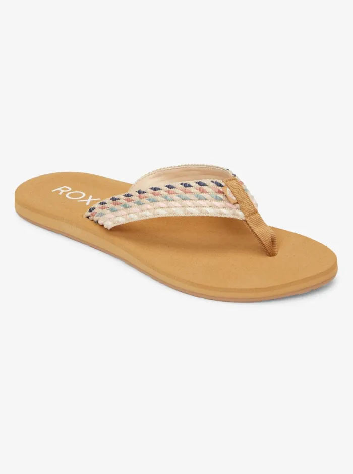 Roxy Flip Flops Tidepool Rope Sandals Fall Leaf Multi 8211 Women
