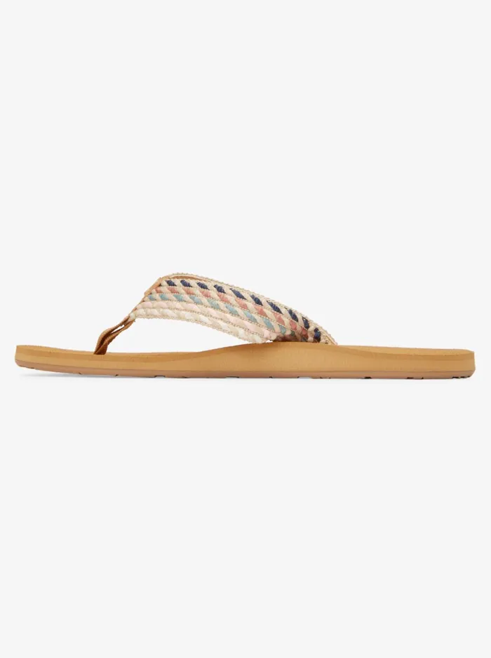 Roxy Flip Flops Tidepool Rope Sandals Fall Leaf Multi 8211 Women