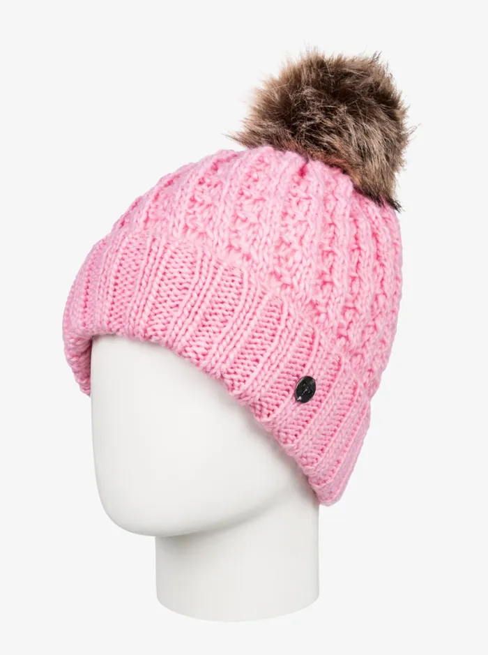 Roxy Girls Snow Girl039s 416 Blizzard Beanie Pink Frosting 8211 Women