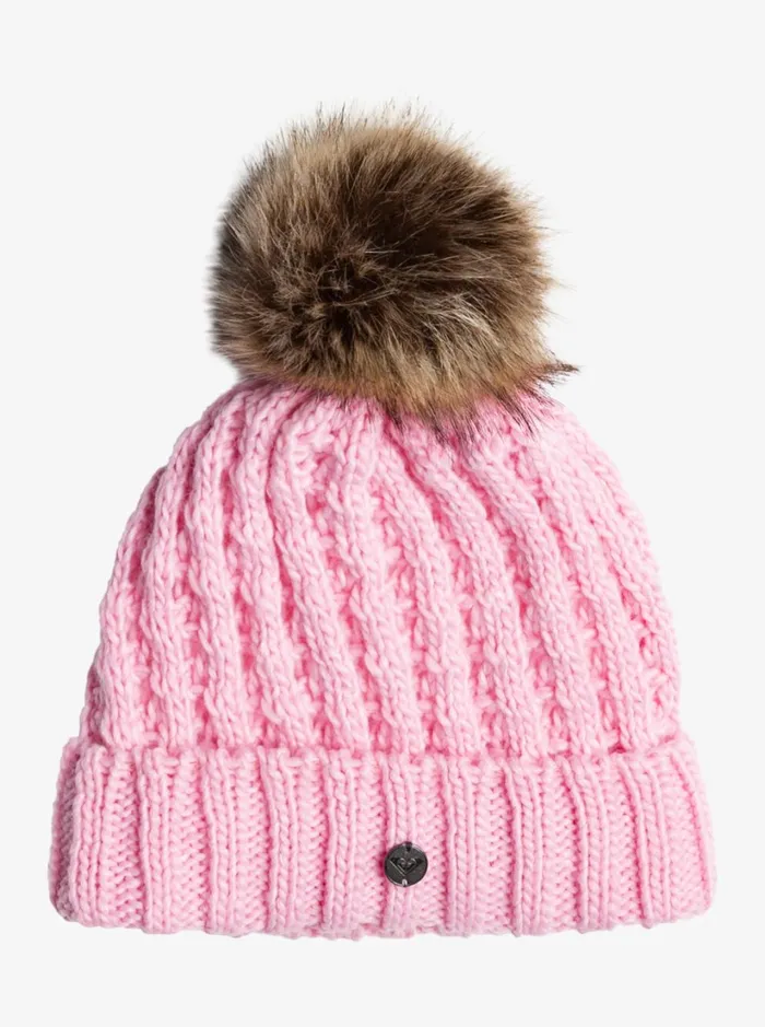 Roxy Girls Snow Girl039s 416 Blizzard Beanie Pink Frosting 8211 Women