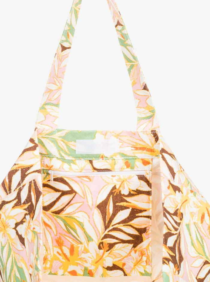Roxy Handbags Anti Bad Vibes Printed Tote Bag Quiet Green Coast 2 Coast 8211 Women