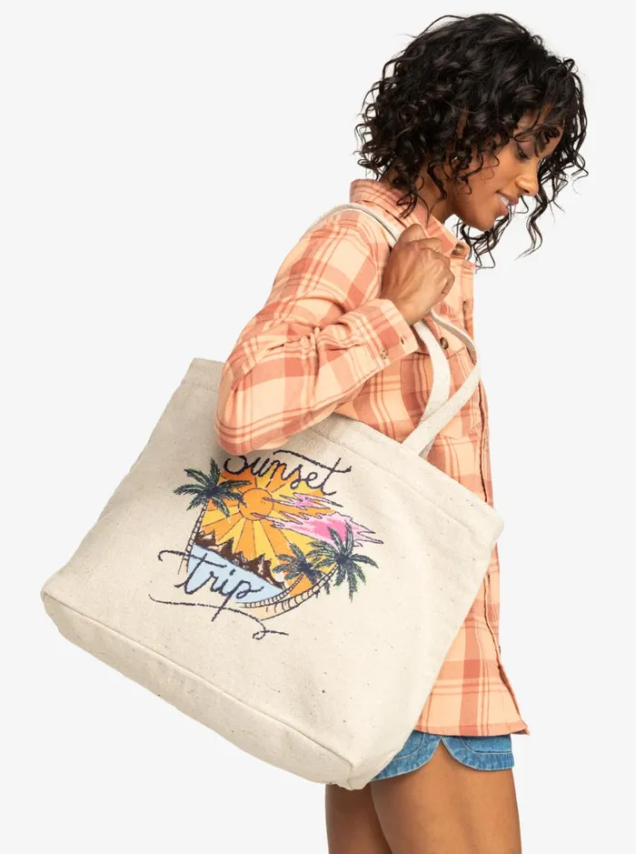 Roxy Handbags Summer Flower Tote Bag Natural 8211 Women