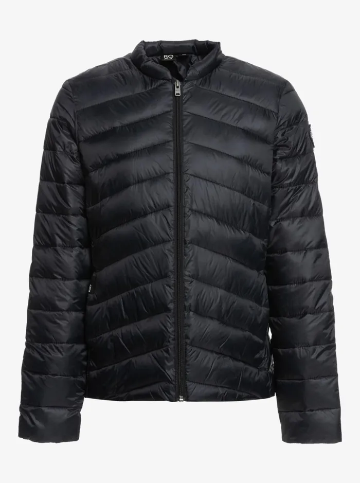Roxy Jackets Coast Road Puffy ZipUp Jacket Anthracite 8211 Women