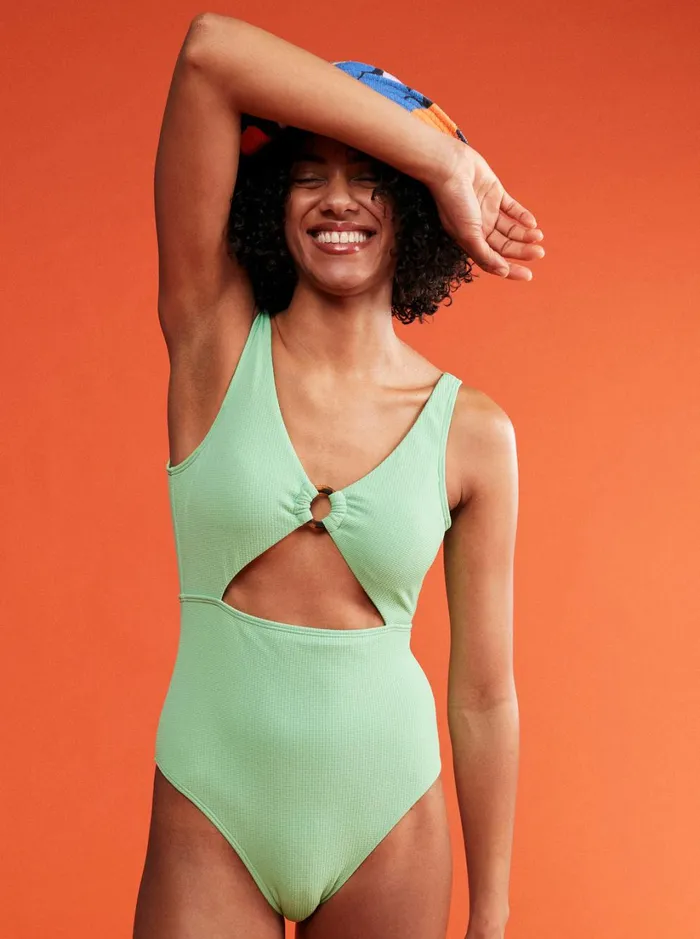 Roxy One Pieces Color Jam OnePiece Swimsuit Absinthe Green 8211 Women