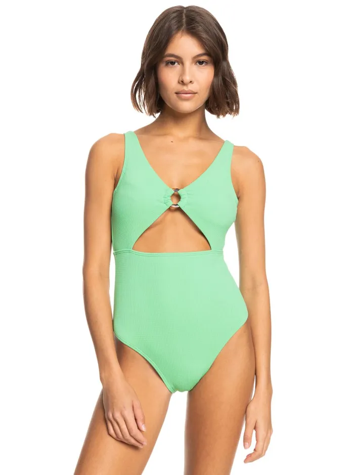 Roxy One Pieces Color Jam OnePiece Swimsuit Absinthe Green 8211 Women