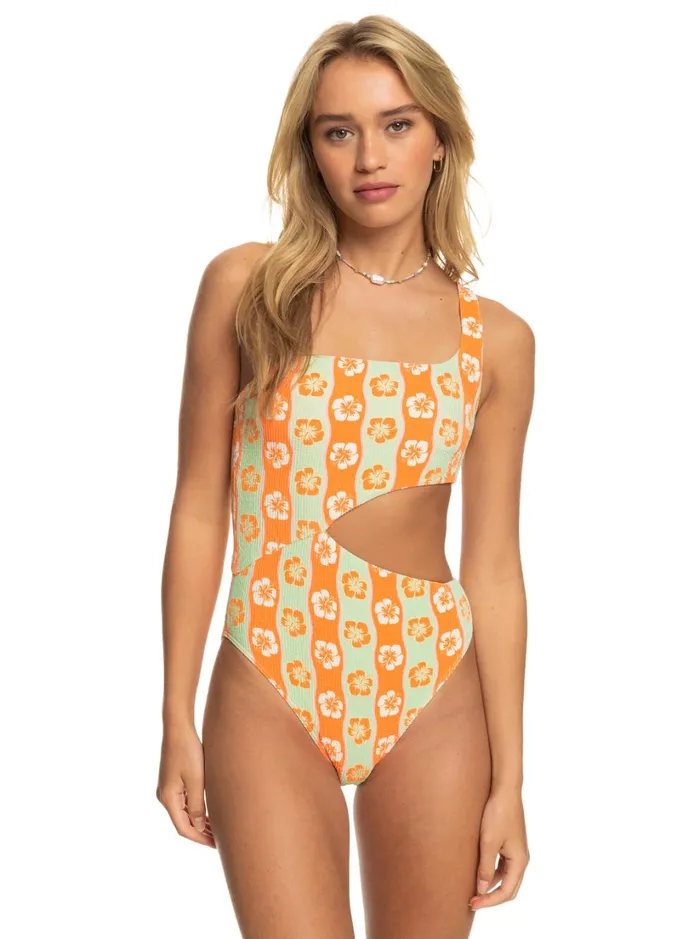 Roxy One Pieces Wavy Babe OnePiece Swimsuit Ambroisia Wave Babe Small 8211 Women