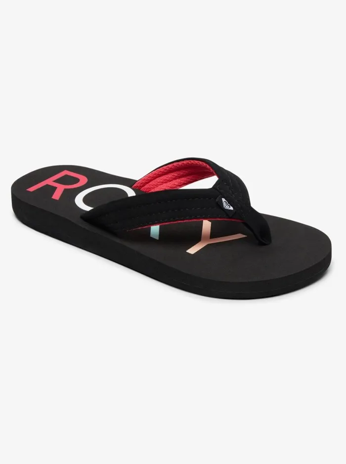 Roxy Shoes and Sandals Girl039s 416 Vista FlipFlops Black 8211 Women