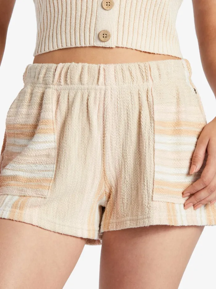 Roxy Shorts Todos Santos Sweat Shorts Bonzer Stripe Tapioca 8211 Women