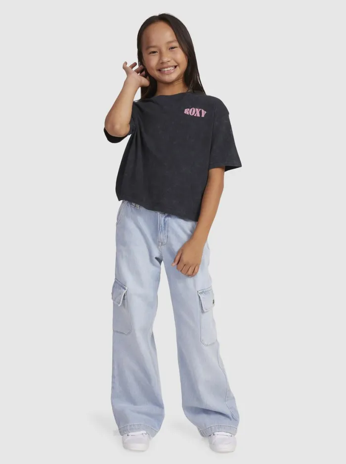 Roxy Tees and Tanks Girl039s 416 Sun For All Seasons A TShirt Anthracite 8211 Women