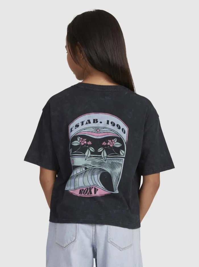 Roxy Tees and Tanks Girl039s 416 Sun For All Seasons A TShirt Anthracite 8211 Women