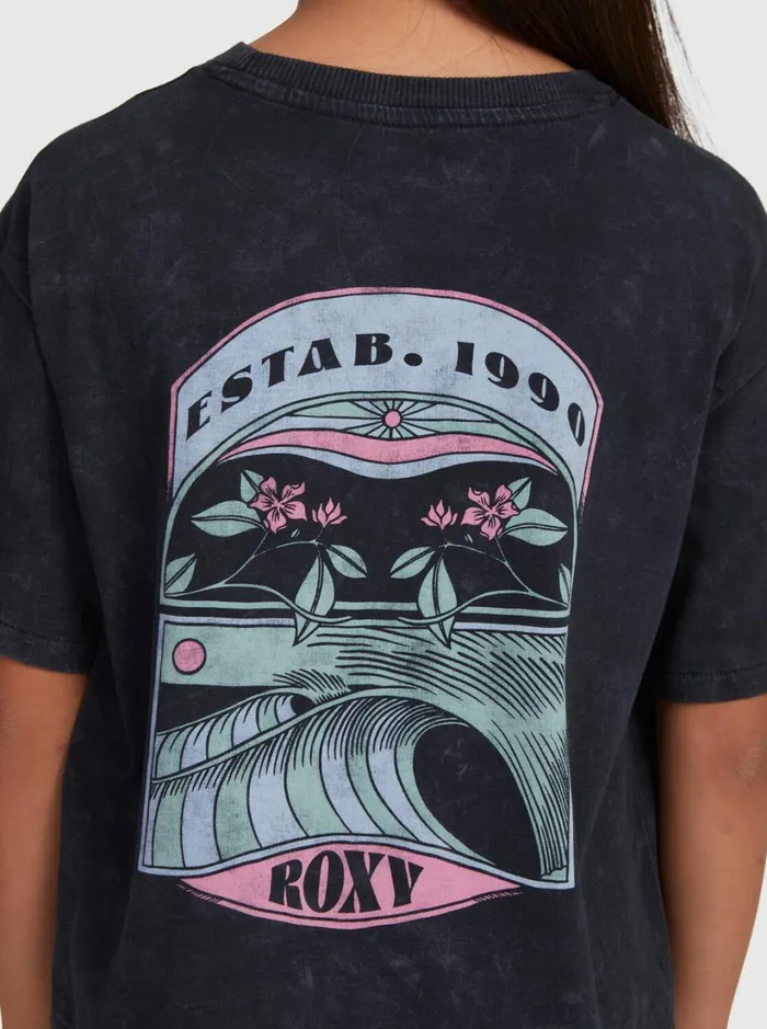 Roxy Tees and Tanks Girl039s 416 Sun For All Seasons A TShirt Anthracite 8211 Women