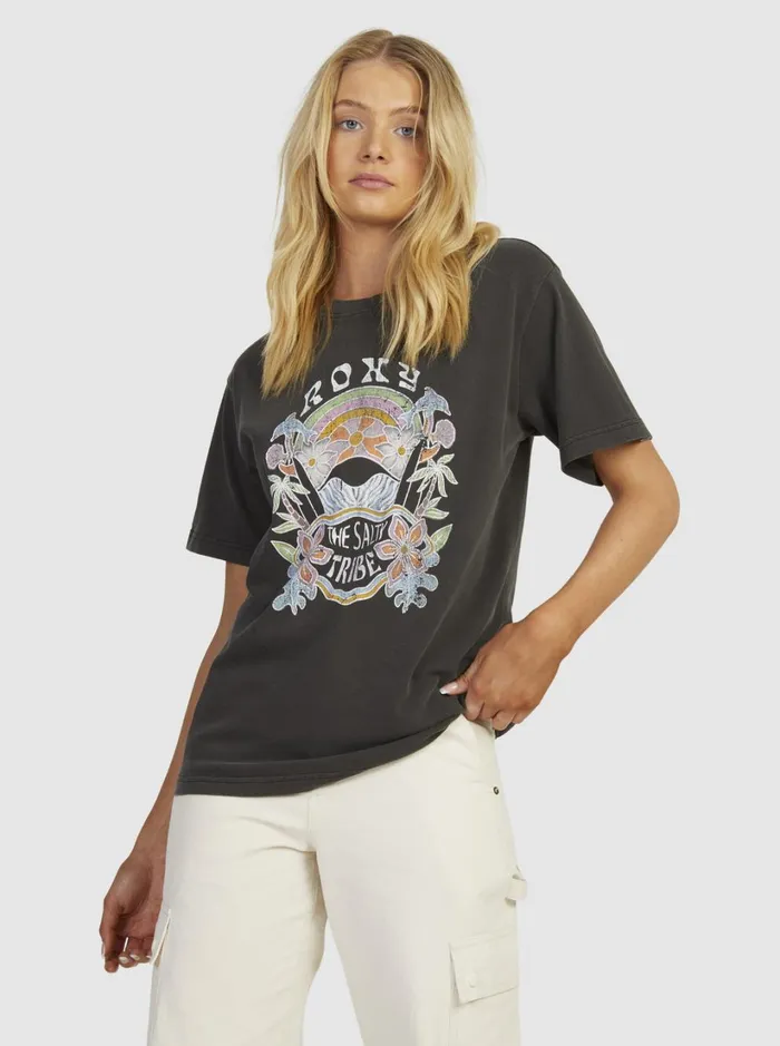Roxy Tees and Tanks To The Sun TShirt Anthracite 8211 Women