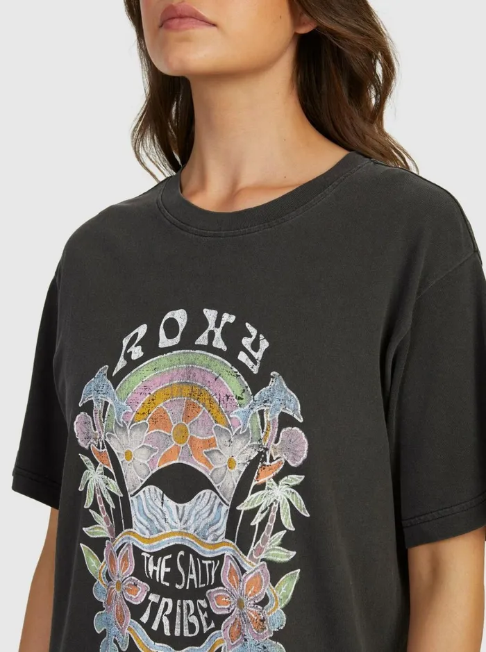 Roxy Tees and Tanks To The Sun TShirt Anthracite 8211 Women
