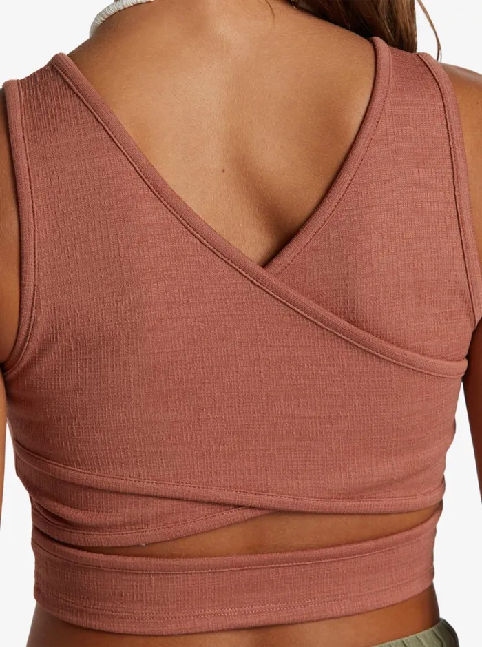 Roxy Tops Good Keepsake Crop Top Cedar Wood 8211 Women