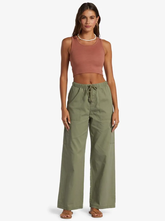 Roxy Tops Good Keepsake Crop Top Cedar Wood 8211 Women