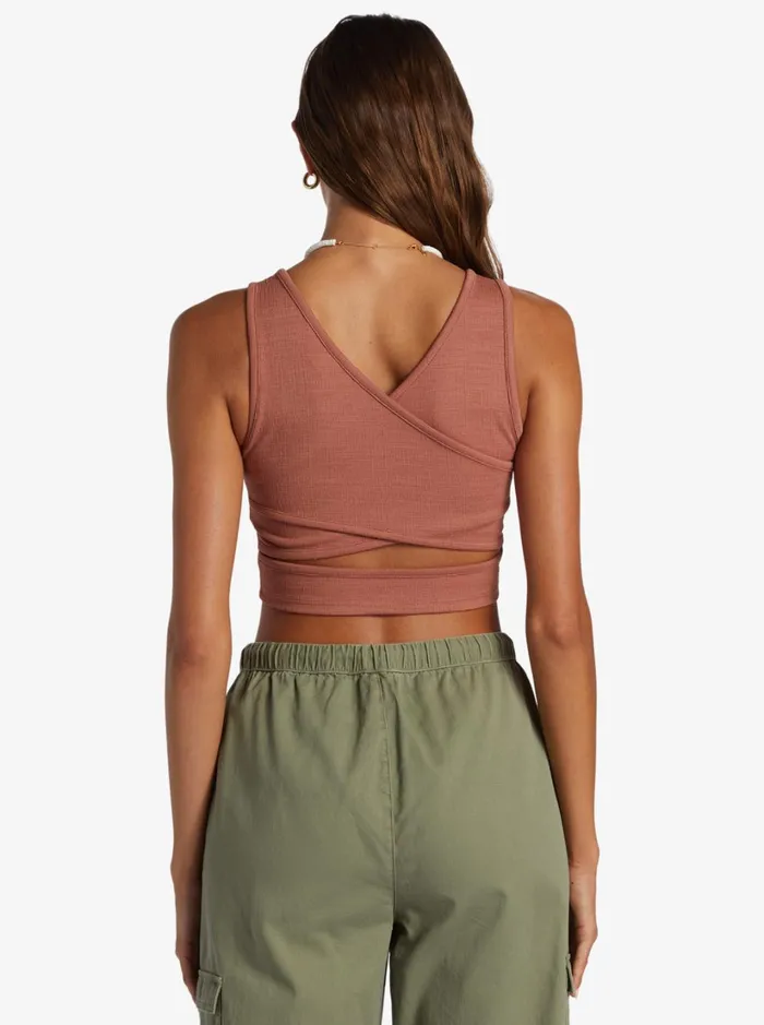 Roxy Tops Good Keepsake Crop Top Cedar Wood 8211 Women
