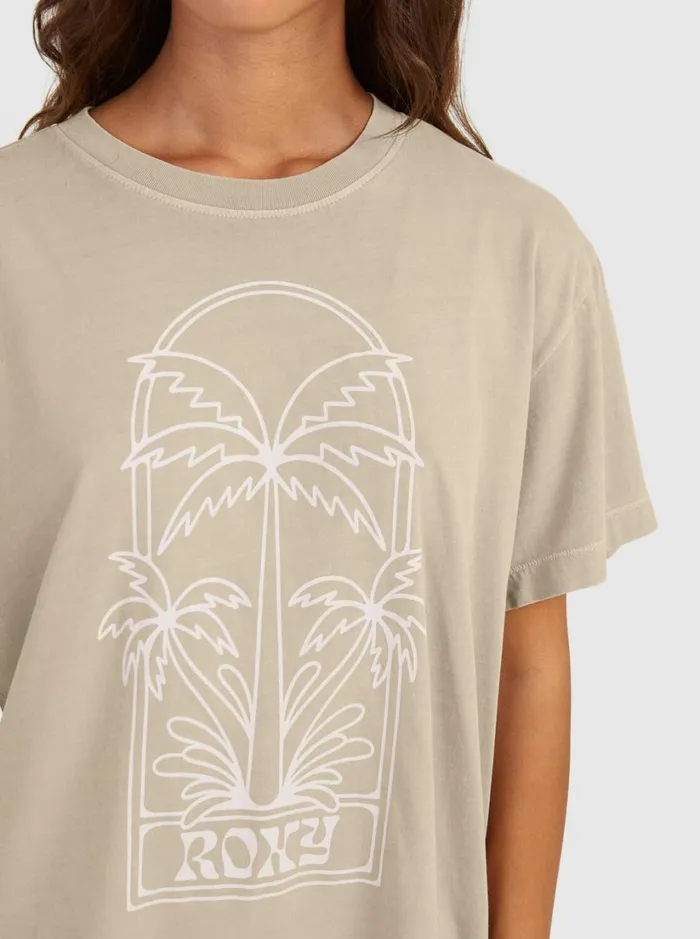 Roxy Tops Mazzy Tee II TShirt Warm Taupe 8211 Women