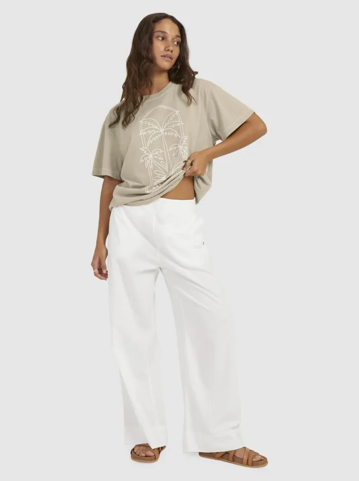 Roxy Tops Mazzy Tee II TShirt Warm Taupe 8211 Women