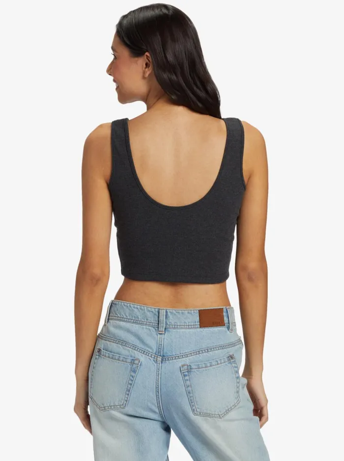 Roxy Tops Sunset Strip Dive In TShirt Anthracite 8211 Women
