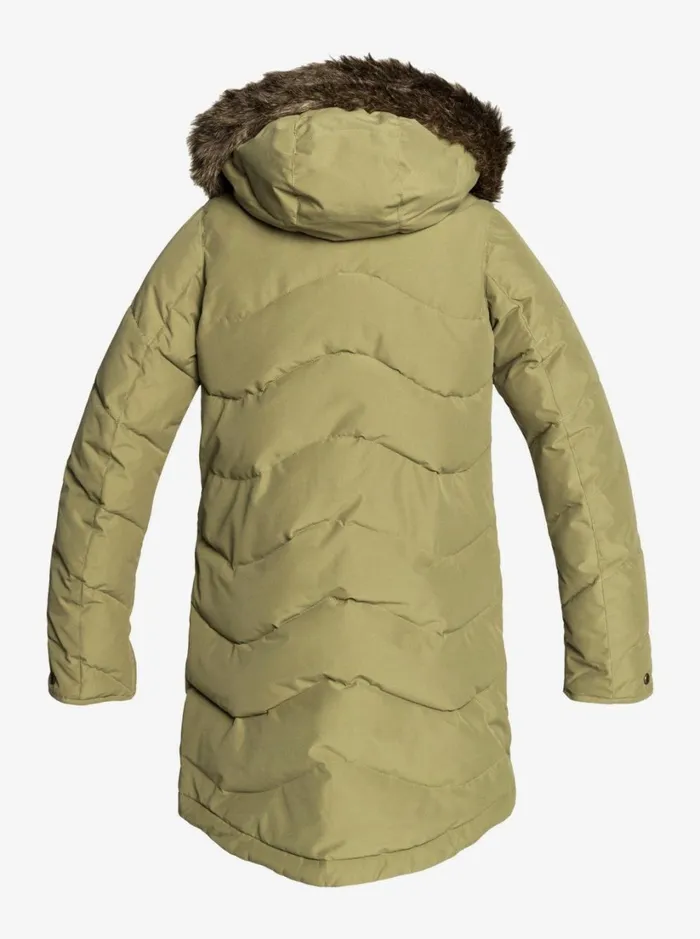 Roxy Winter Jackets Ellie Cold Weather Jacket Burnt Olive 8211 Women
