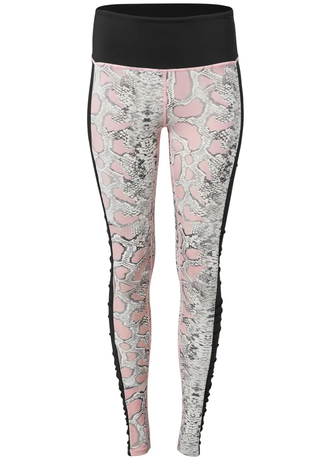 RUCHED WORKOUT LEGGING Pink Multi Women VENUS Leggings