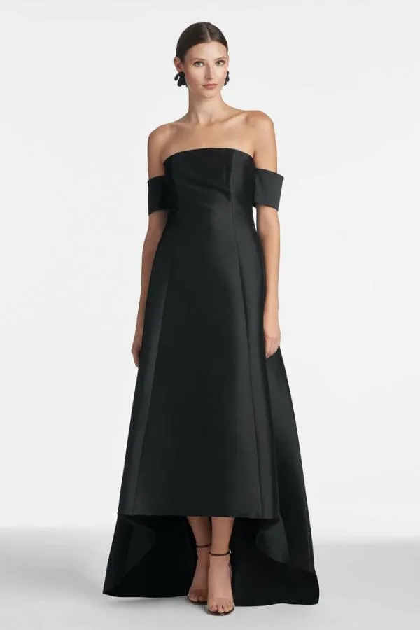 Sachin and Babi Agyness Gown 8211 Black Black Women Plus Sizes