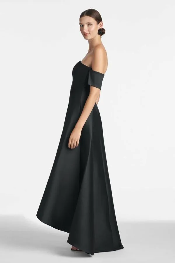 Sachin and Babi Agyness Gown 8211 Black Black Women Plus Sizes