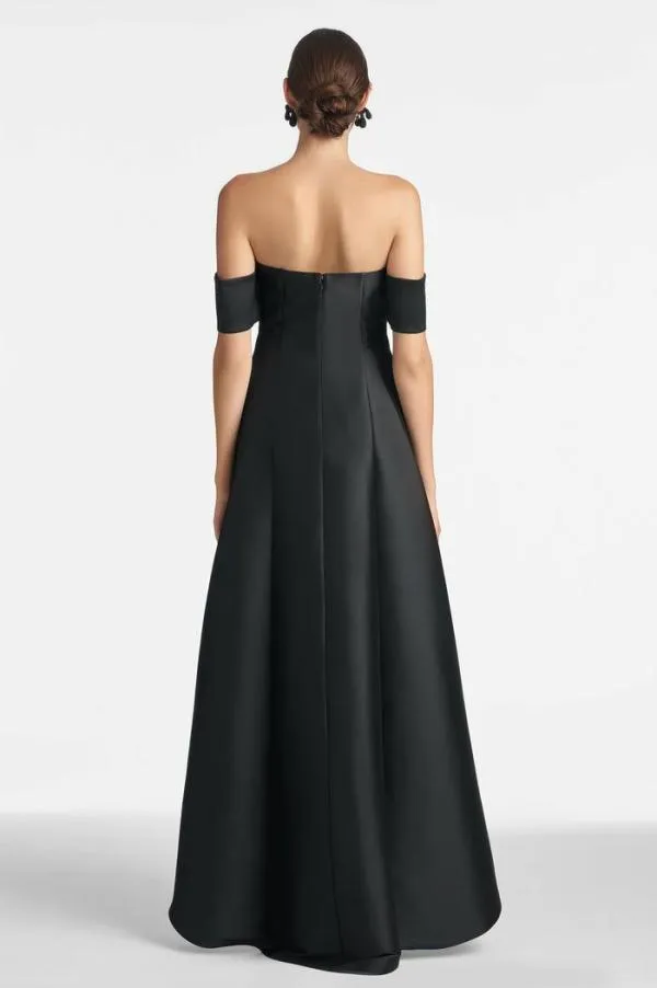 Sachin and Babi Agyness Gown 8211 Black Black Women Plus Sizes