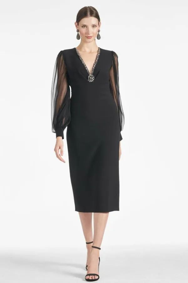Sachin and Babi Alanz Dress 8211 Black Black Women Sheath