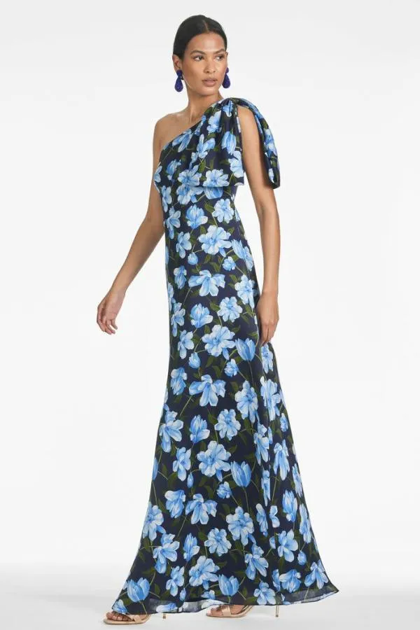 Sachin and Babi Chelsea Gown 8211 Ocean Blue Magnolia Ocean Blue Magnolia Women Plus Sizes