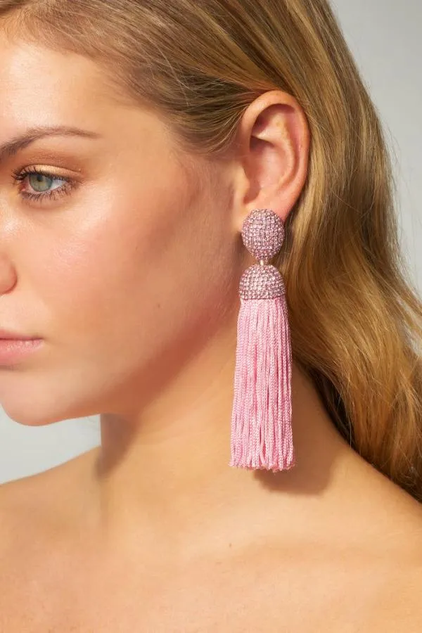 Sachin and Babi Hilary Earrings 8211 Crystals Thread Ivory Women Earrings