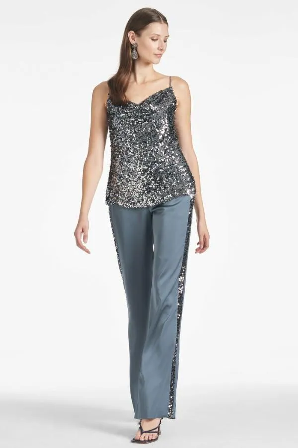 Sachin and Babi Jesse Top 8211 Gunmetal Gunmetal Women Plus Sizes