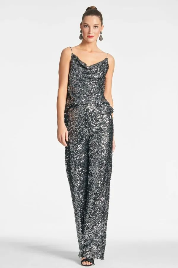 Sachin and Babi Jesse Top 8211 Gunmetal Gunmetal Women Plus Sizes