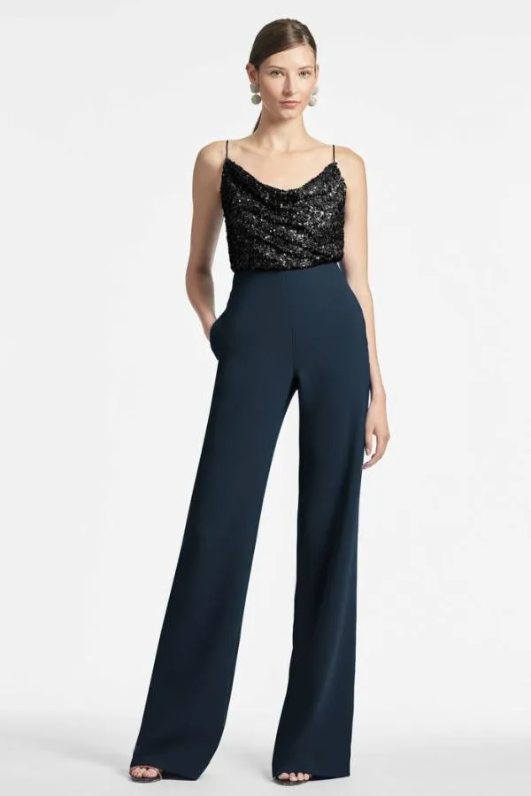 Sachin and Babi Macy Pant 8211 Midnight Midnight Women Pants and Jumpsuits