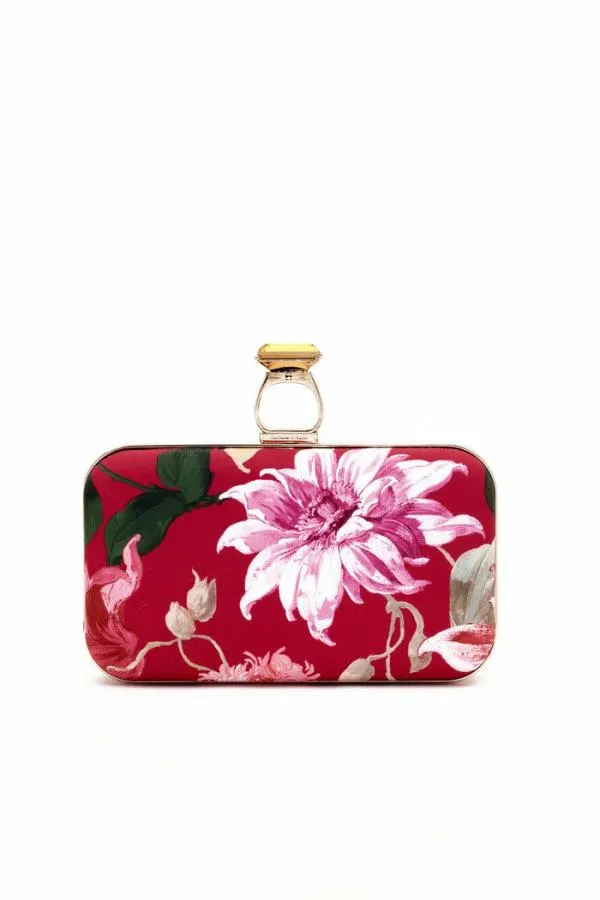 Sachin and Babi On The Rocks Clutch 8211 Deep Pink Dahlia Deep Pink Dahlia Women Bags