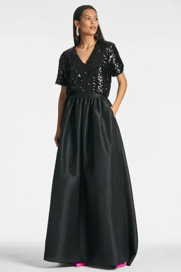 Sachin and Babi Sydney Skirt 8211 Black Black Women Matching Sets