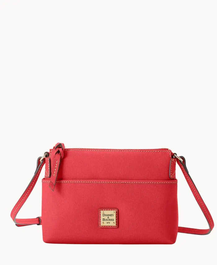 Saffiano Katie Crossbody Tomato Woman Dooney and Bourke Crossbodies