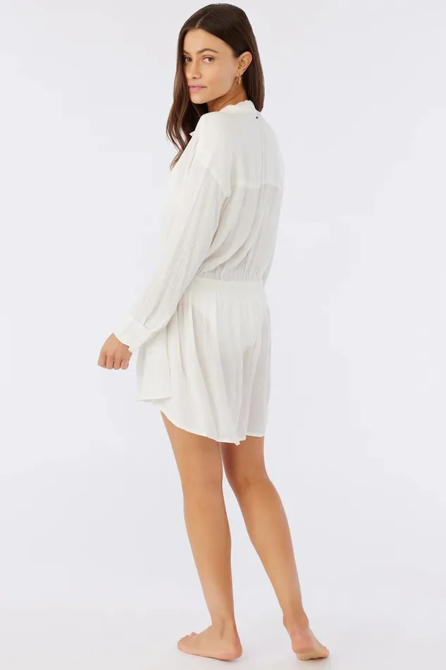 SALTWATER SOLIDS CAMI SWIM COVERUP Vanilla Women O039NEILL Swim