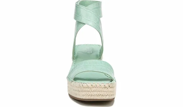 Sandals Women Franco Sarto Franco Carezza Espadrille Wedge Sandal Mint Leather