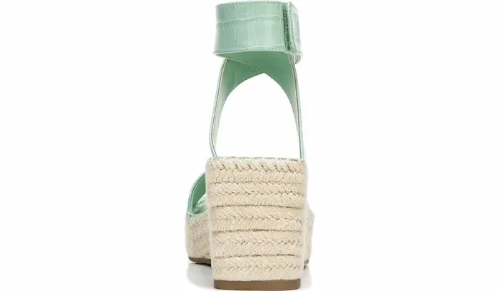 Sandals Women Franco Sarto Franco Carezza Espadrille Wedge Sandal Mint Leather