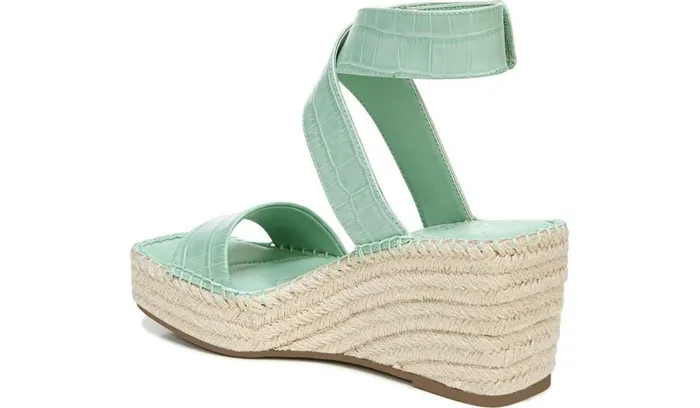 Sandals Women Franco Sarto Franco Carezza Espadrille Wedge Sandal Mint Leather