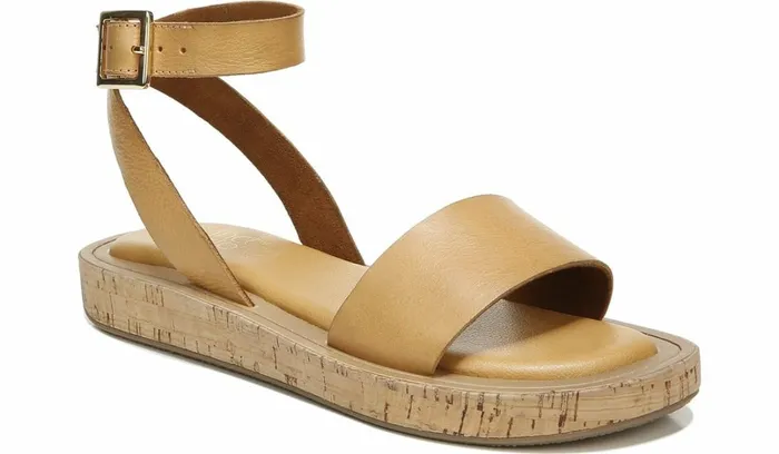 Sandals Women Franco Sarto Franco Eden Platform Sandal Camel Leather